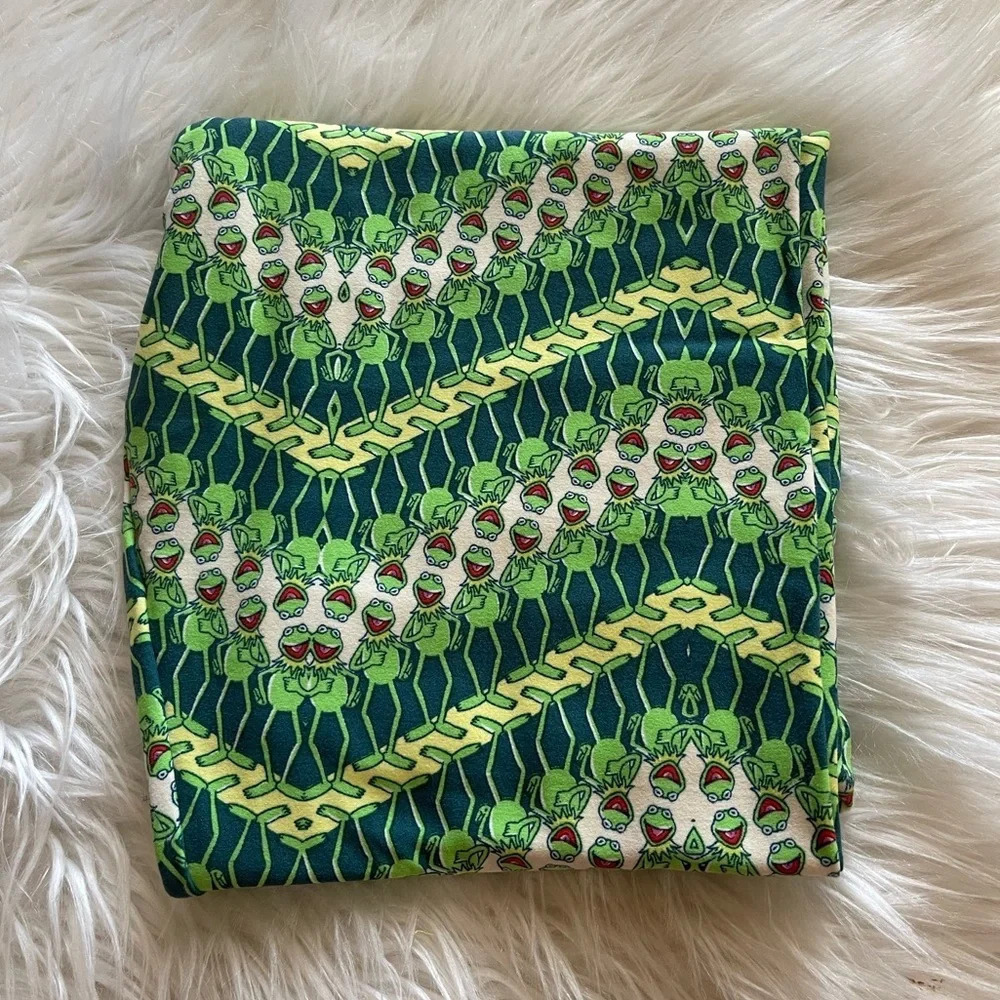New! Women’s Lularoe Disney Kermit Leggings TC